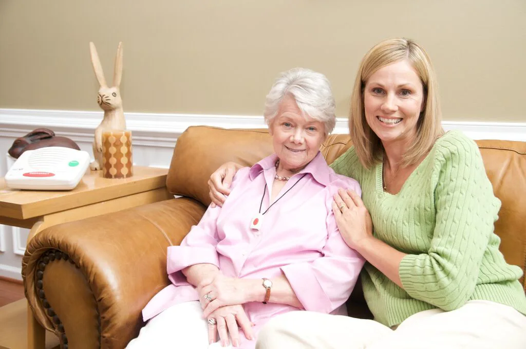 mother and daughter. alert1 medical alert systems